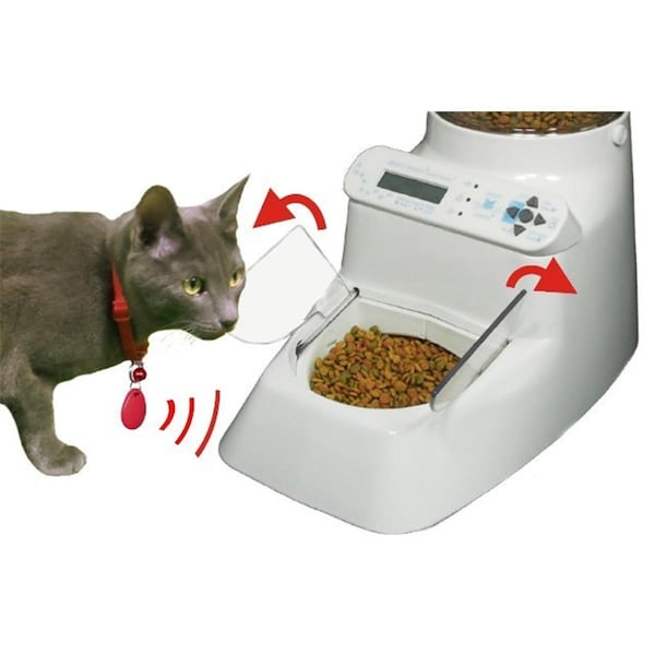 Wireless Whiskers Automatic Pet Feeder - AutoDiet Pet Feeder - Put Your Pet on a Diet - VWI-704859001071