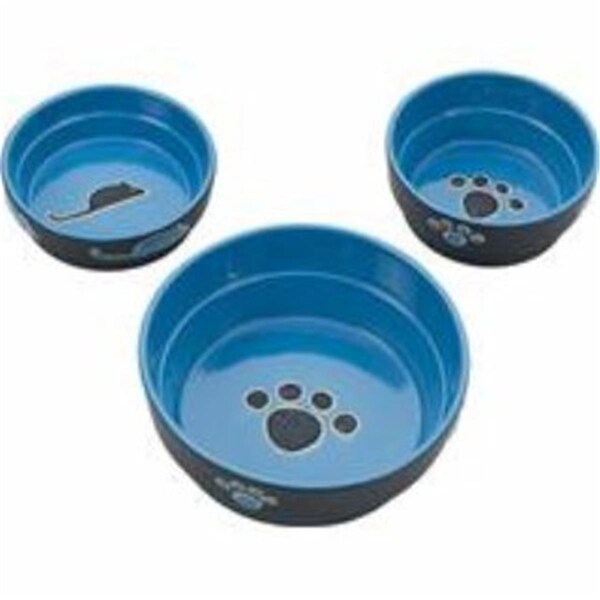 Ethical Pet Products 5 in. Fresco Cat Dish - Blue - 688836
