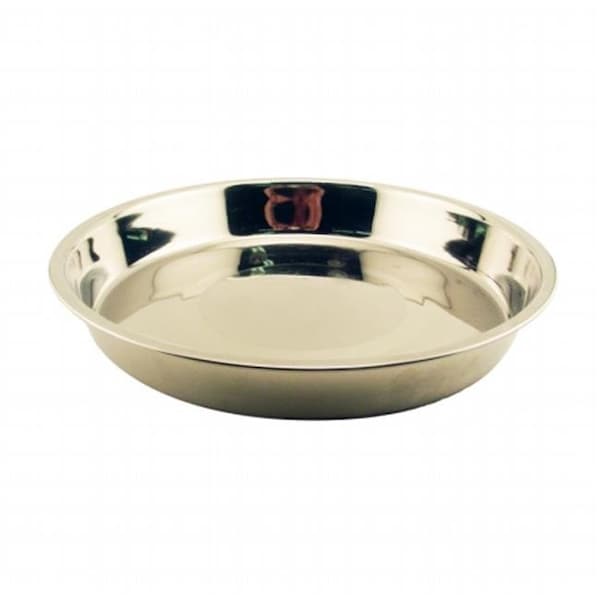 Qt Dog QT Dog SS0247 8" Puppy Pan - Stainless Steel - SS0247