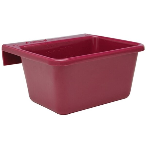 Fortex Fortiflex 1306602 Pet Feeder, S, 5 qt Volume, Red - SF-6 RED
