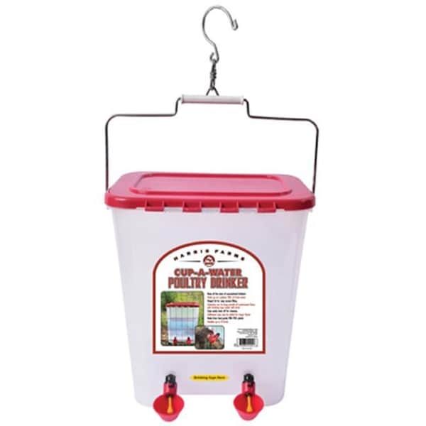 Harris Farms Harris Farms 211008 4 gal Cup-A-Water Flock Drinker - 211008