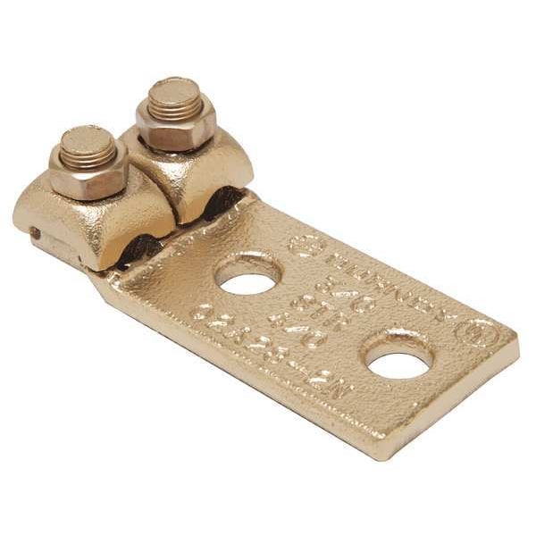 Burndy Mechanical Conn, Terminal, 4/0 to 3/0 AWG - Q2A282N