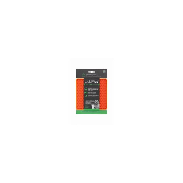 Innovative Pet Products Pty Ltd Mini Tuff Soother Dog Feeder, Orange - LM9132OR-DR