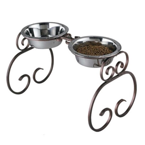 Petpride 3 Qt Classic 16 Inch Tall Diner Copper - PE809139