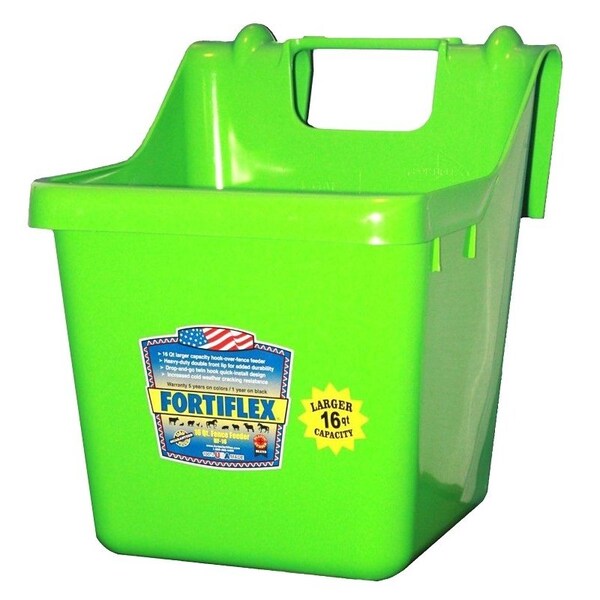 Fortex Fortiflex 1301643 Bucket Feeder, Fortalloy Rubber Polymer, Green - HF-16 GREEN