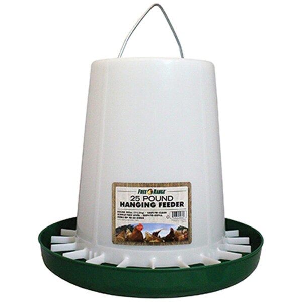 Harris Farms 4232 25 lbs. Open Top Hanging Feeder - 186942