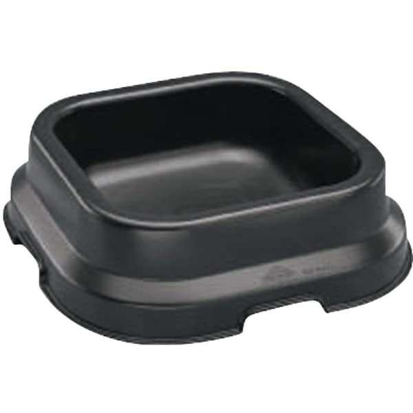 Fortex Fortiflex Low Feed Pan, 10 Quarts Volume, Fortalloy Plastic, Black - SLP-10BX