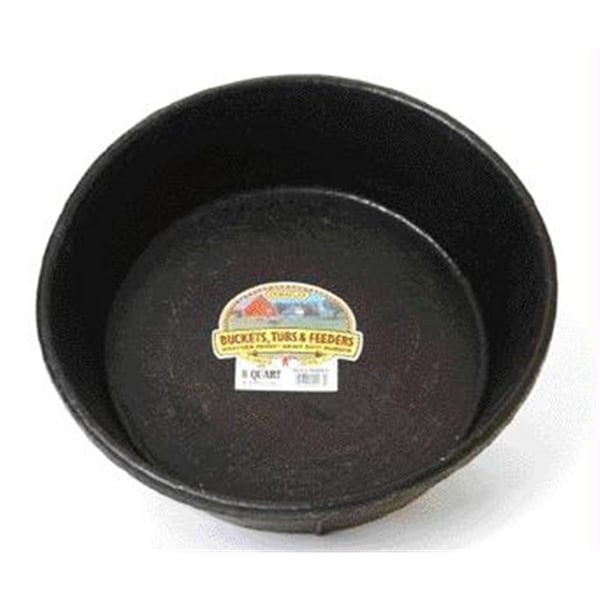 Miller Mfg Miller Mfg Co Inc Rubber Feed Pan- Black 8 Quart - HP8 - 464353