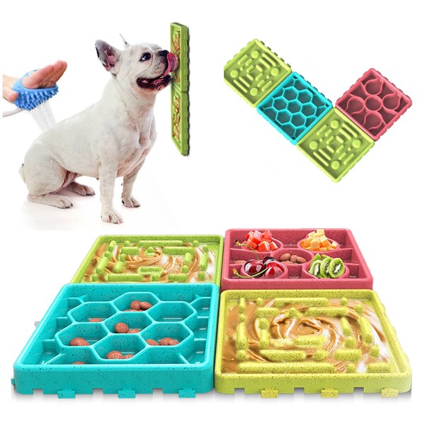 Anypet Any Pet - Slow Feeding Mat, Tray, Slow Feeder Dog Bowl - APT06