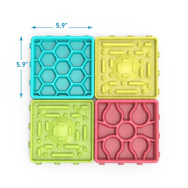 Anypet Any Pet - Slow Feeding Mat, Tray, Slow Feeder Dog Bowl - APT06