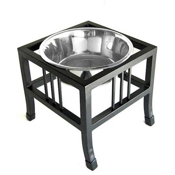 Petsstop PetsStop RSB13-L Baron Heavy Duty Raised Dog Bowl; Large - RSB13-L