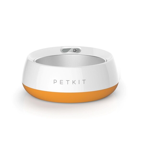 Petkit Fresh Metal Large Machine Washable Smart Digital Feeding Pet Bowl- One Size - Orange - SAB2OR