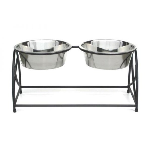 Pet Store Pros Pet Store Pros RDB7M Raised Double Butterfly Diner- 2 Qt. - RDB7M