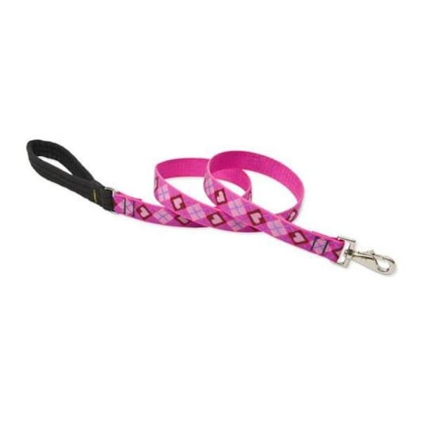Lupine Pet Lupine 14259 1 in. Puppy Love 6 ft. Padded Handle Dog Leash - 14259