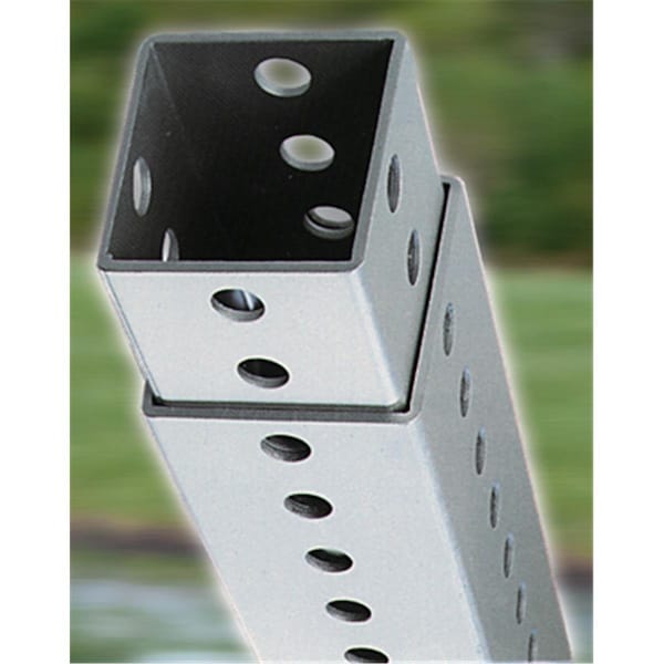 Beloved Steel Telescopic Square Mounting Post - 4-8 Ft. Height - BE2564993