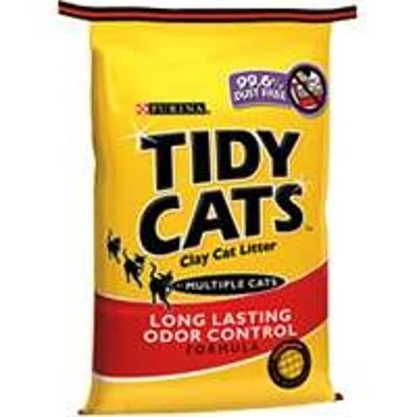 Tidy Cats Cat Litter, 10 lb Capacity, Gray/Tan, Granular Bag - 7023010711