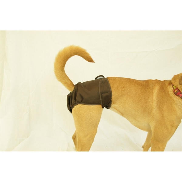Seasonals Seasonals 41110BRN Washable Female Dog Diaper; Brown - Small - 41110BRN