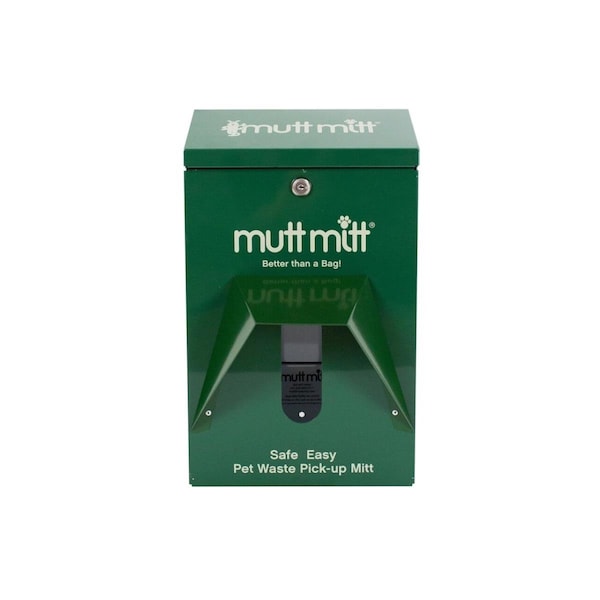 Mutt Mitt 5 x 10 x 7 in. Dog Bag Dispenser - Built to Last, Green - 2401