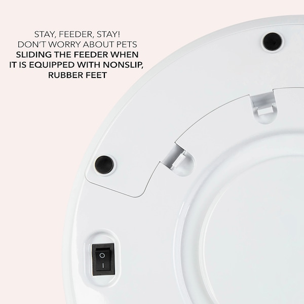 Arf Pets Automatic Pet Feeder, 5 Meal Food Dispenser for Dogs, Cats & Small Pets - AP5MAF