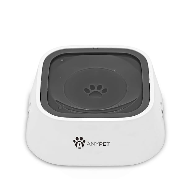 Anypet No-Spill Dog Water Bowl, Anti-Splash Pet Slow Drinking Water Feeder - APF05W