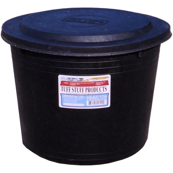 Tuff Stuff Products Tuff Stuff Products 458131612 13 gal KMW109 Heavy-Duty Drum with Lid - 458131612