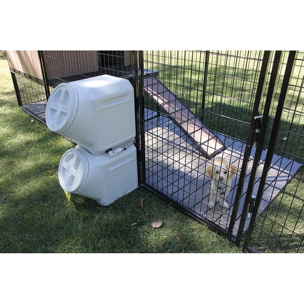 K9 Kennel Store The Vault 7 Gallon XL Water Dispenser with hanging rack - K9VAULTWT