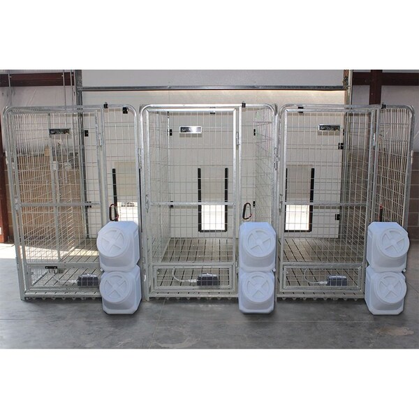 K9 Kennel Store The Vault 7 Gallon XL Water Dispenser with hanging rack - K9VAULTWT