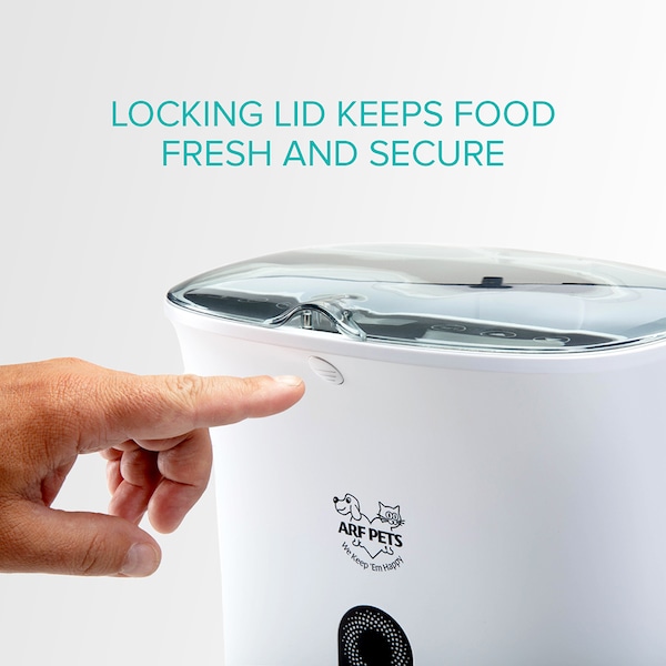 Arf Pets Automatic Pet Feeder Food Dispenser with Timer - Up to 4 Meals a Day - APAFNEW2