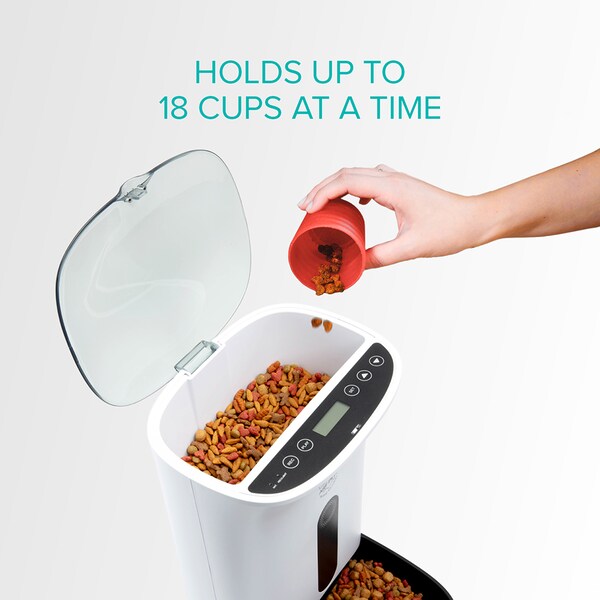 Arf Pets Automatic Pet Feeder Food Dispenser with Timer - Up to 4 Meals a Day - APAFNEW2