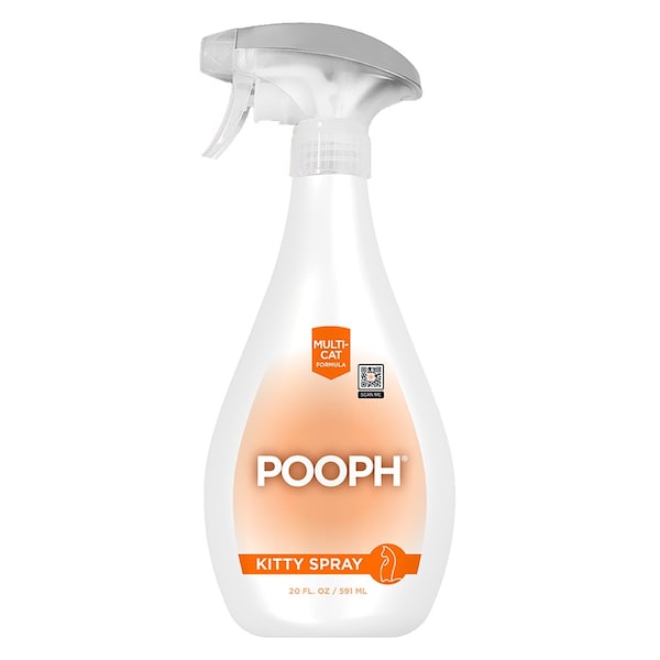 Pooph Kitty Litter Cat Liquid Litter Box Odor Destroyer 20 oz - POKS-20