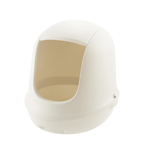 Petpalace PAW TRAX Dome Hooded Cat Litter Box - White - PE3740714