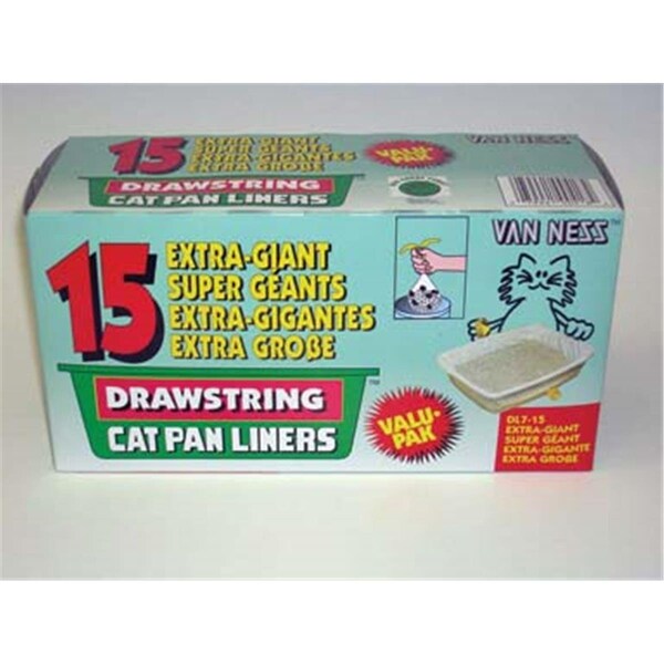 Van Ness Plastic Molding Co Van Ness Plastic Molding Drwstrng Xgiant Cat Pan Liners - DL7-15 - VA37406
