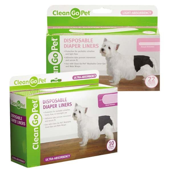 Clean Go Pet Disposible Diaper Liner Lite, 22PK - CL391977