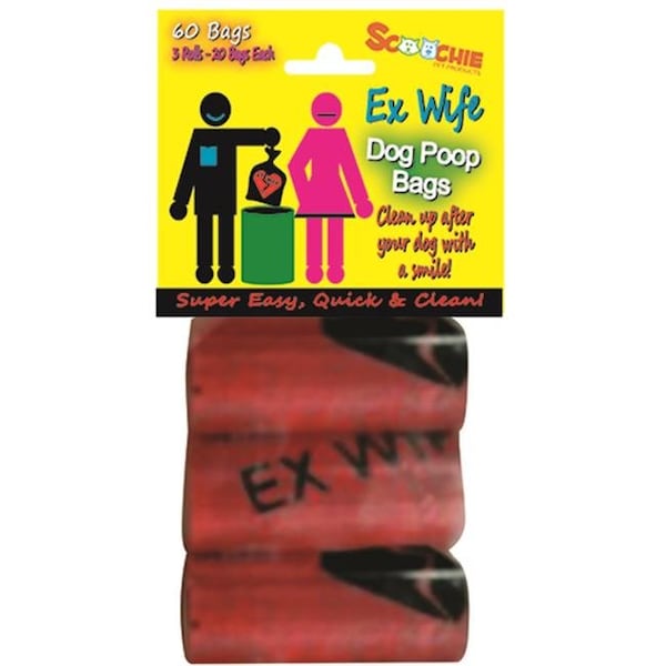 Schoochie Pet Schoochie Pet 398 Ex Wife Dog Waste Poop Bags - 3 Pack - 398