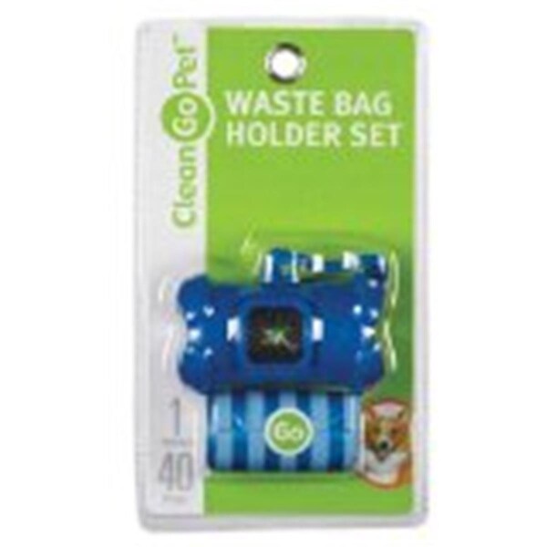 Clean Go Pet Bone Waste Bag Holder Blue - ZW4641 19