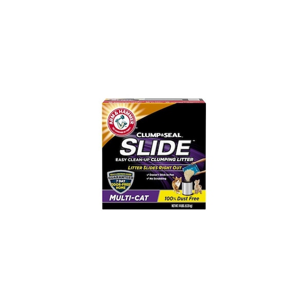 Church & Dwight Co. Slide Clump Cat Litter, 14-Lbs. - 97354