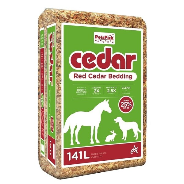 Premier Pet 20P5PT55 Livestock Bedding, Cedar, Red - 2.0P5PK/2.0P5PT55