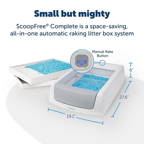 Petsafe ScoopFree Litter Box, 20.4 in W, 29 in D, Plastic - PAL00-17296