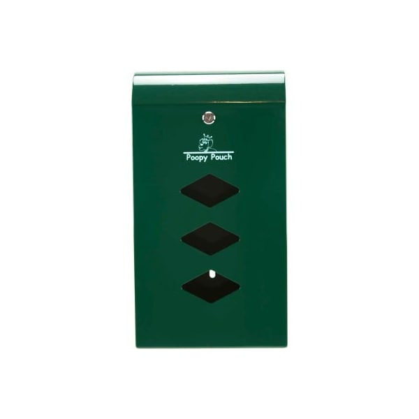 Crown Products Poopy Pouch Steel Pet Waste Bag Dispenser for Rolled Bags, Monarch - PP-DSP-3R200