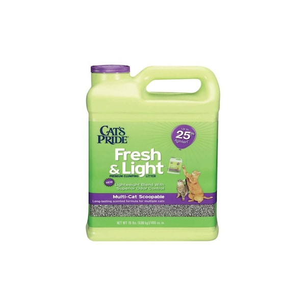 Cats Pride Cat Litter Fresh & Light Fresh and Clean Scent 15 lb - C47815C60