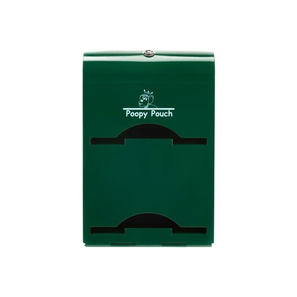 Crown Products Poopy Pouch Steel Pet Waste Bag Dispenser for Tie-Handle Bags, Imperial - PP-DSP-2R400