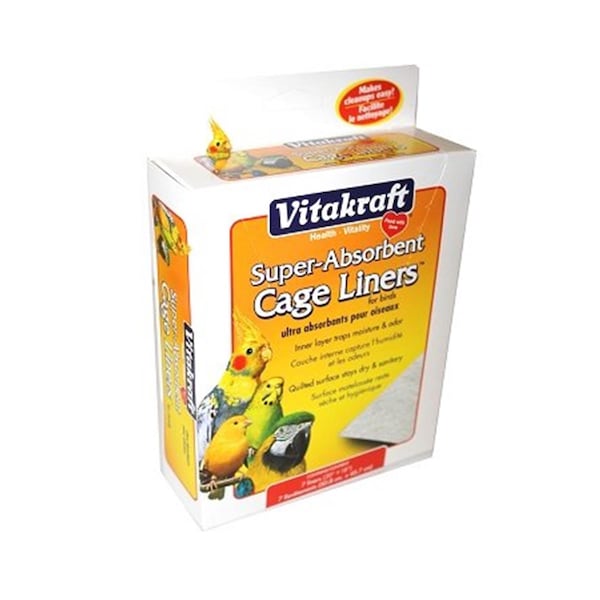 Vitakraft Sun Seed Vita Bird Absrb Cage Linr, 7PK - 512071