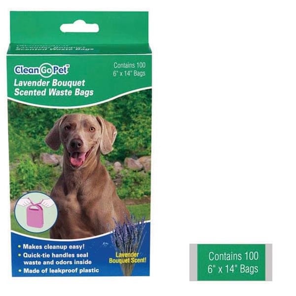 Petedge Clean Go Pet Lavender Scent Waste Bags 100 Count - ZW034 99