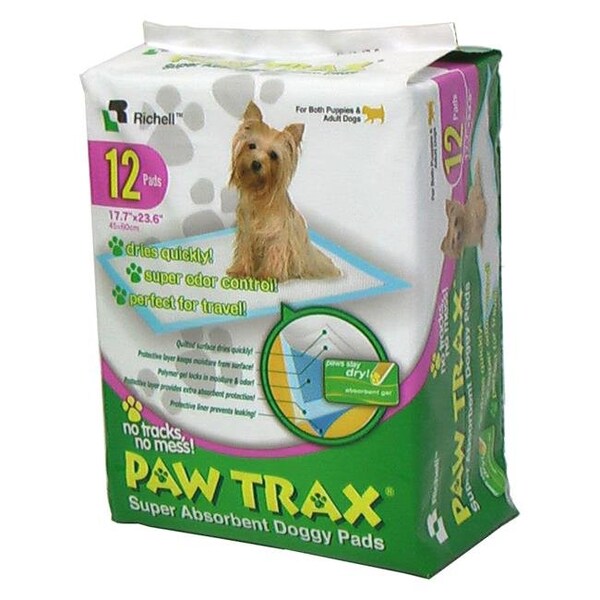 Richell Usa Richell USA 94545 PAW TRAX DOGGY PADS - 200 PACK - four 50 CNTs - 94545