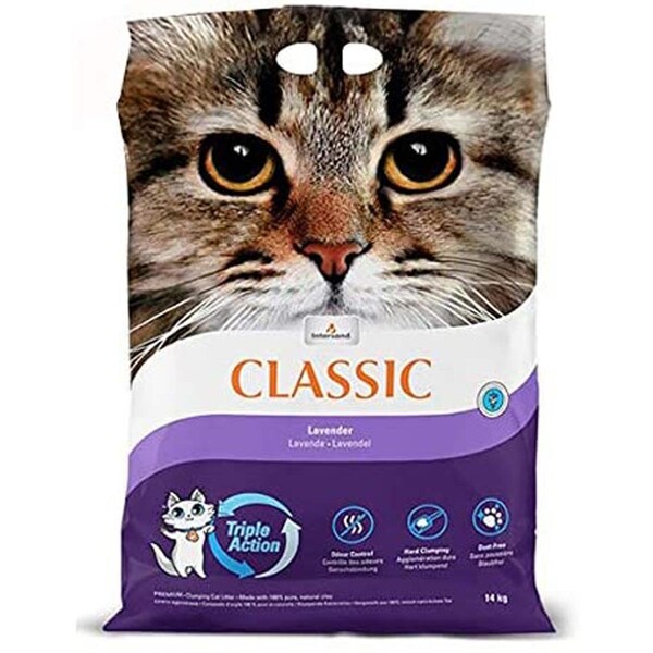 Intersand America 30 lbs Classic Lavender Cat Litter - 777979573308