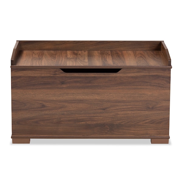 Baxton Studio Mariam ModernWalnut Brown Finished Wood Cat Litter Box Cover House - 194-11764-ZORO
