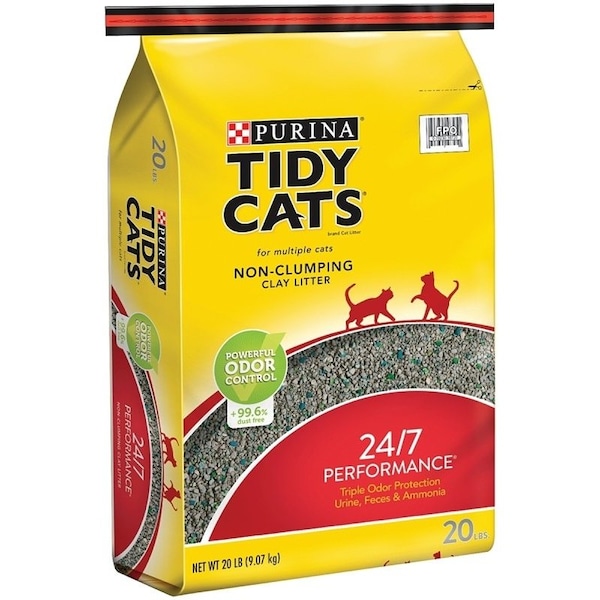 Tidy Cats Tidy Cats 7023010720 Cat Litter, 20 lb Capacity, Gray/Tan - 7023010720