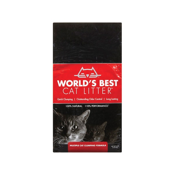 Worlds Best World's Best Cat Litter Natural Scent Cat Litter 15 lb - 322591006118