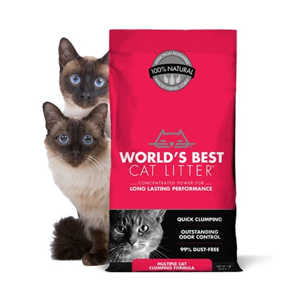 Worlds Best World's Best Cat Litter Natural Scent Cat Litter 15 lb - 322591006118