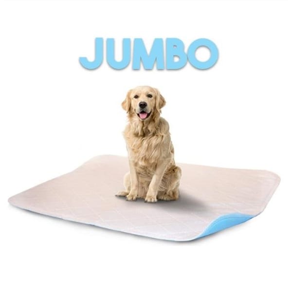 Lennypads Lennypads 4848LP 48 x 48 in. Jumbo Washable Pet Pad - White - 4848LP